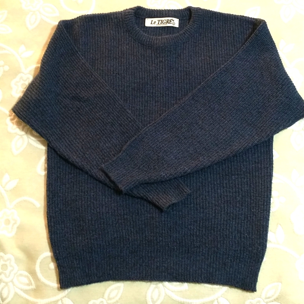 Le Tigre Men's Crew Neck Sweater - Vintage